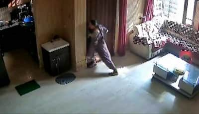 Caught On CCTV: Punjab Woman Stops 3 Robbers Trying To Break In Her House Alone