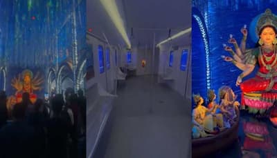 Durga Puja 2024: Kolkata's Underwater Metro-Themed Pandal Breaks The Internet – Watch The Visual Treat