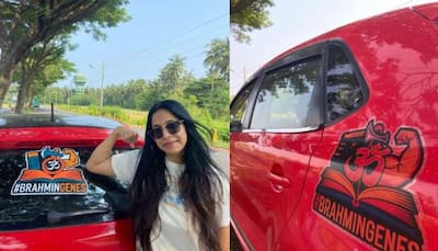 Bengaluru CEO Anuradha Tiwari Stirs Controversy By Stamping Car With ‘Brahmin Genes’ Sticker