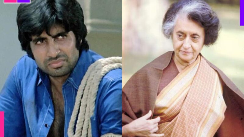 When Indira Gandhi broke down seeing Amitabh Bachchan in…