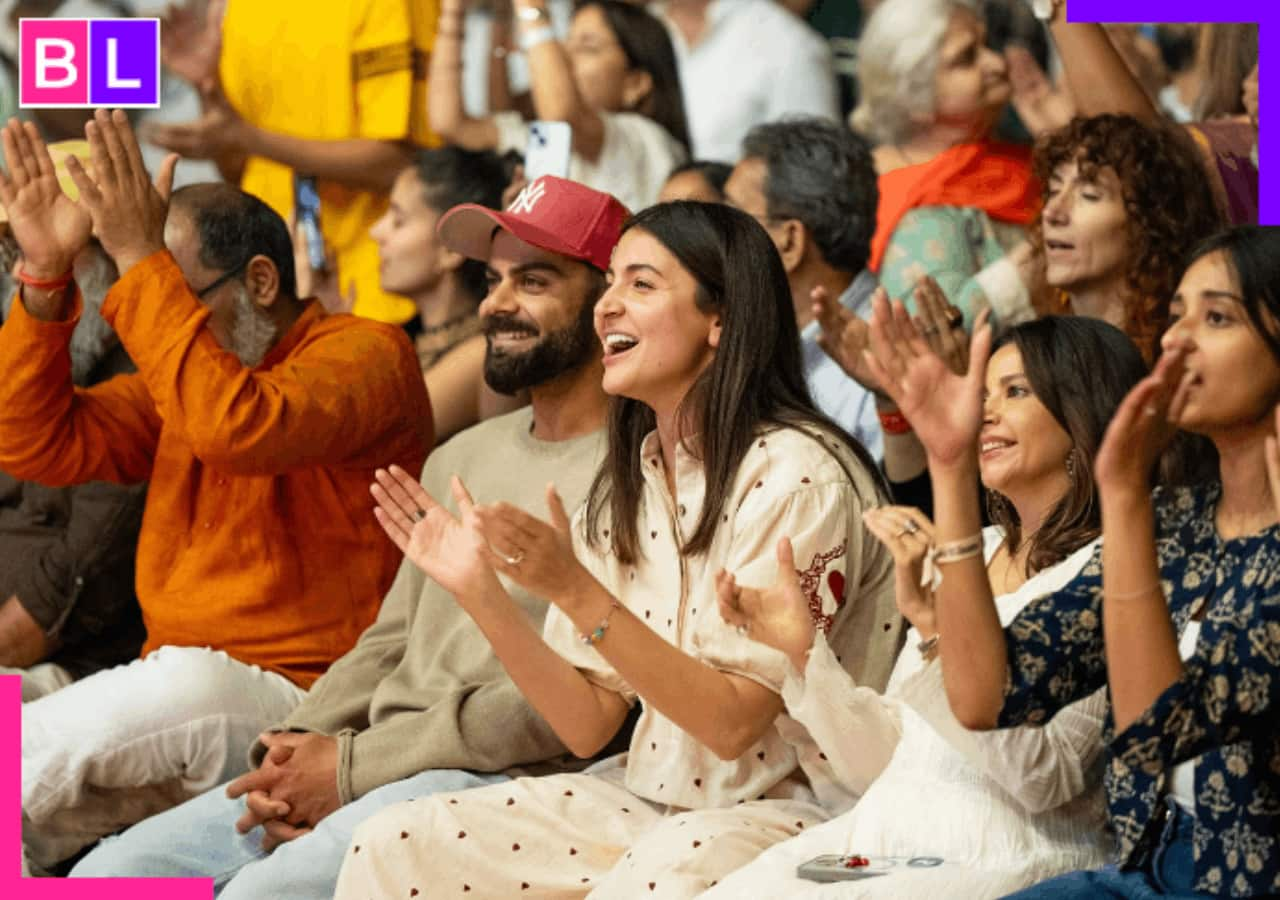 Anushka Sharma, Virat Kohli attend Krishna Das’ kirtan in Mumbai, pics of happy couple go viral