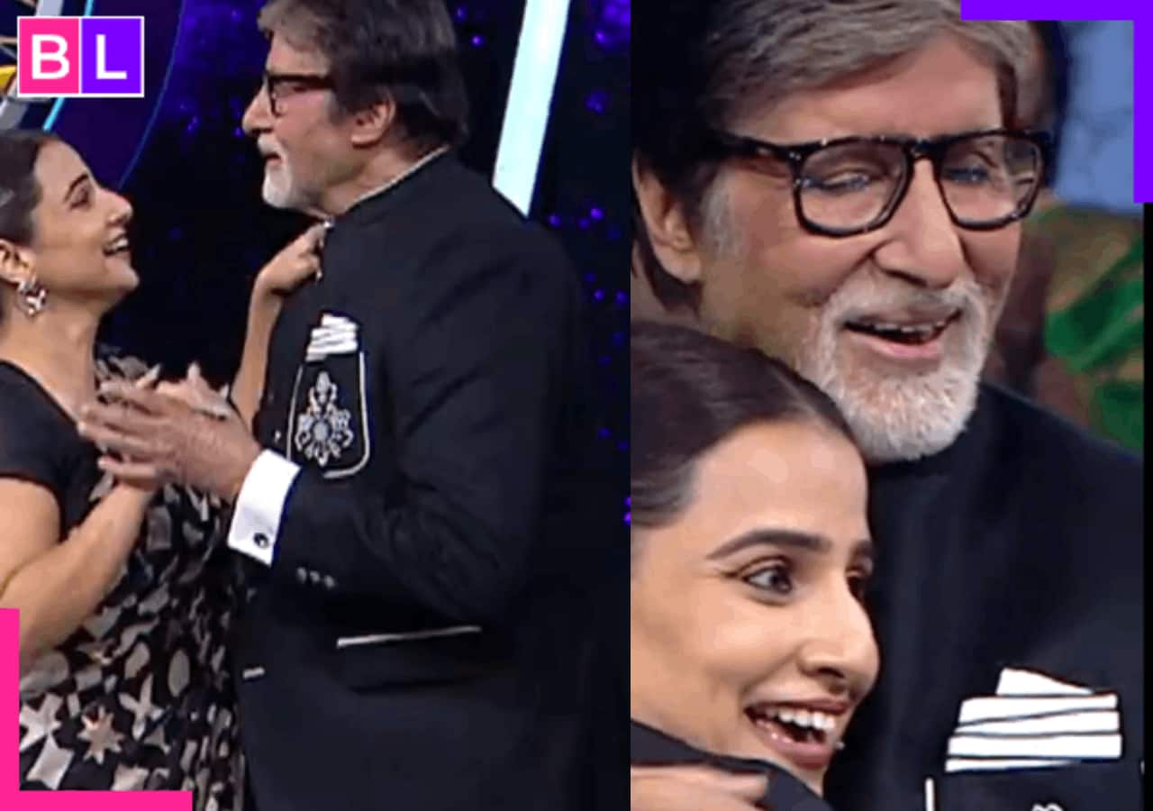 Bhool Bhulaiyaa 3 star Vidya Balan dances to Dilbar Mere with Big B on KBC 16 Set (Watch Video)