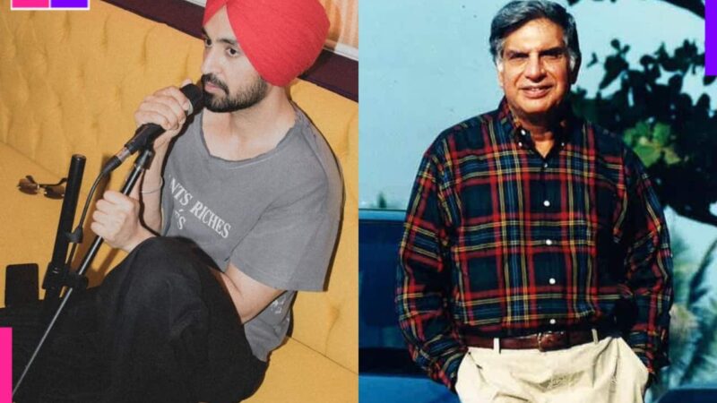 Diljit Dosanjh stops his concert in Germany to pay tribute to Ratan Tata, video goes viral