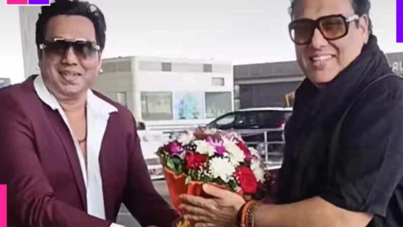 Govinda and his wife Sunita were surprised to see his lookalike at the airport