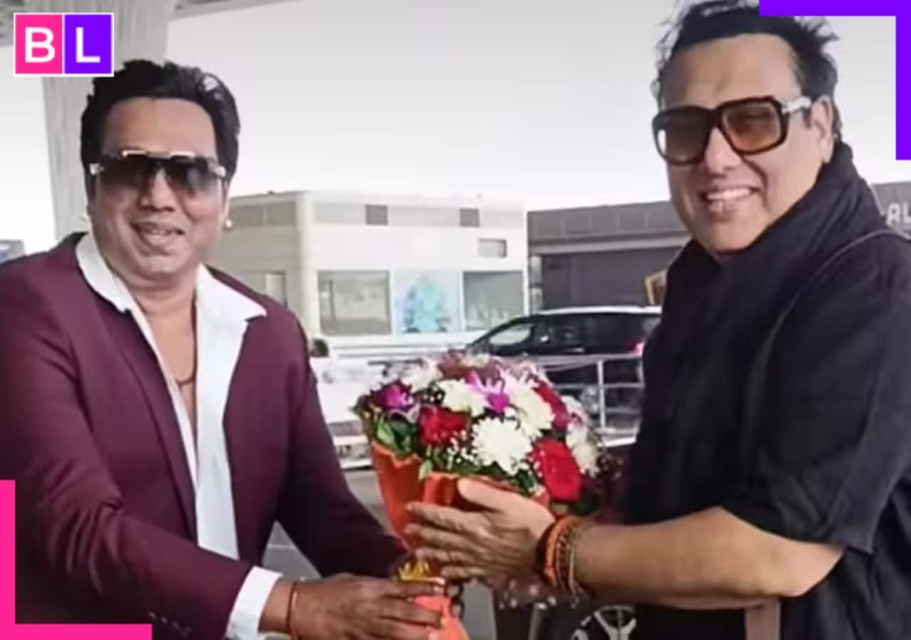 Govinda and his wife Sunita were surprised to see his lookalike at the airport