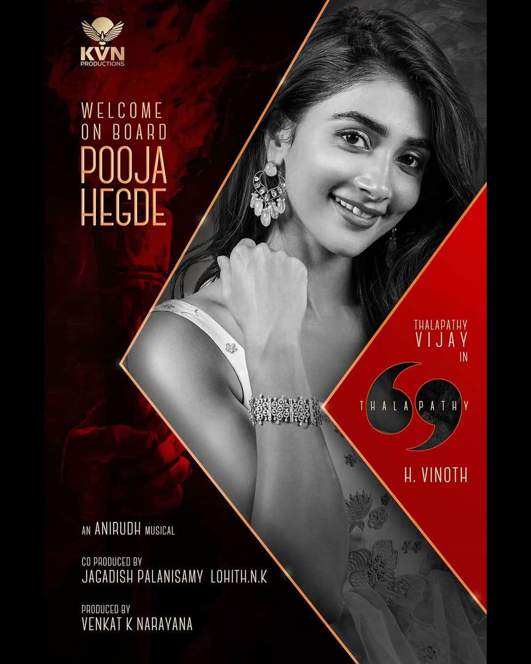 Pooja Hegde Officially Onboards Vijay’s Last Film