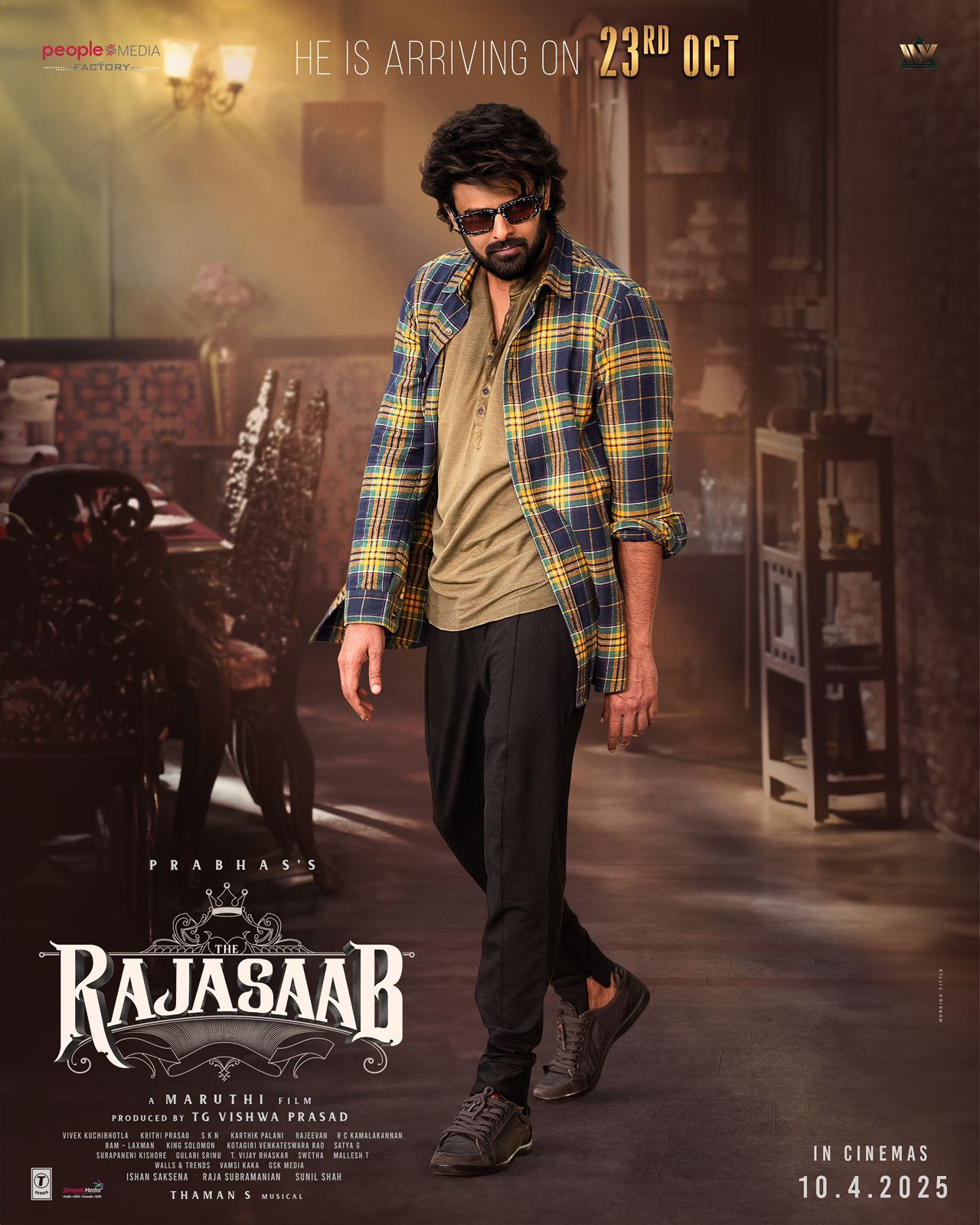 Charming Prabhas From Raja Saab