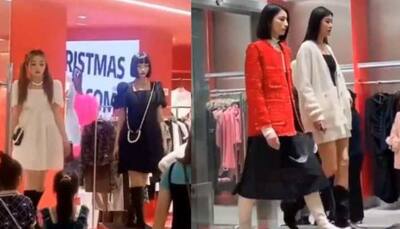 Viral: Video Shows ‘Live Mannequin’ Models Walking On Treadmills In Chinese Mall, Sparks Outrage Online