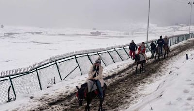 As Kashmir's Border Areas See Fresh Snowfall, Met Dept Warns of Cold Weather In Coming Days