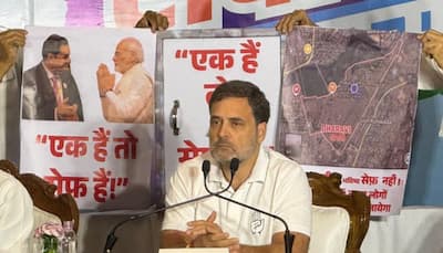 Rahul Gandhi Mocks BJP’s ‘Ek Hai Toh Safe Hai’, Says Dharavi Slum Project 'Designed To Benifit' Adani