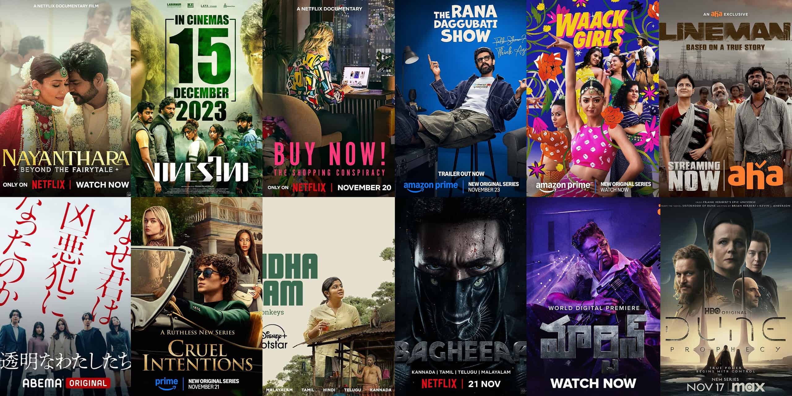 OTT – Movies & Web Series – This Week (18th – 24th November)