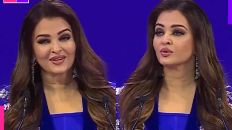 Aishwarya Rai Bachchan makes heads turn in a glittery blue outfit at Dubai event, fans call her ‘Global Icon’