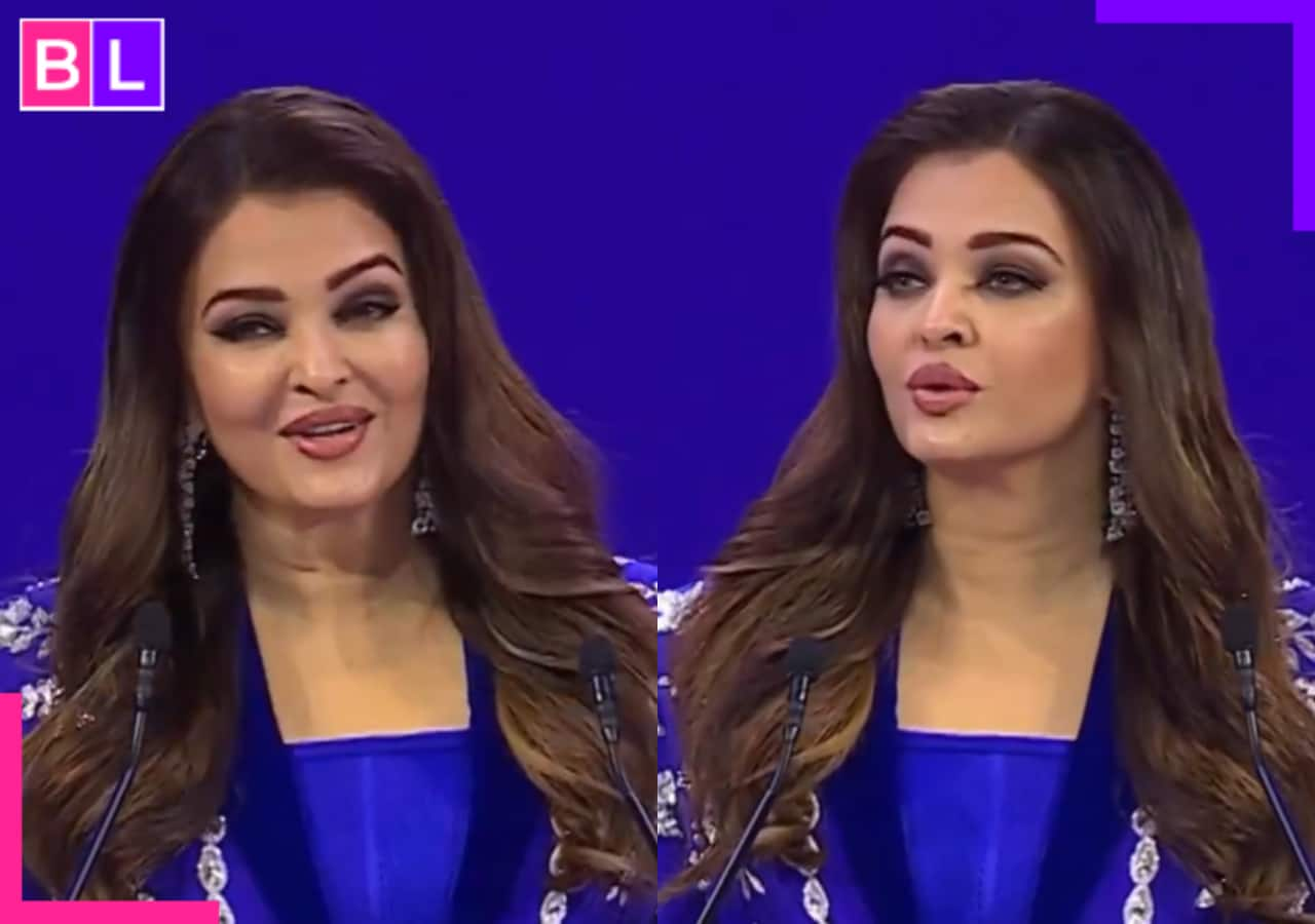 Aishwarya Rai Bachchan makes heads turn in a glittery blue outfit at Dubai event, fans call her ‘Global Icon’