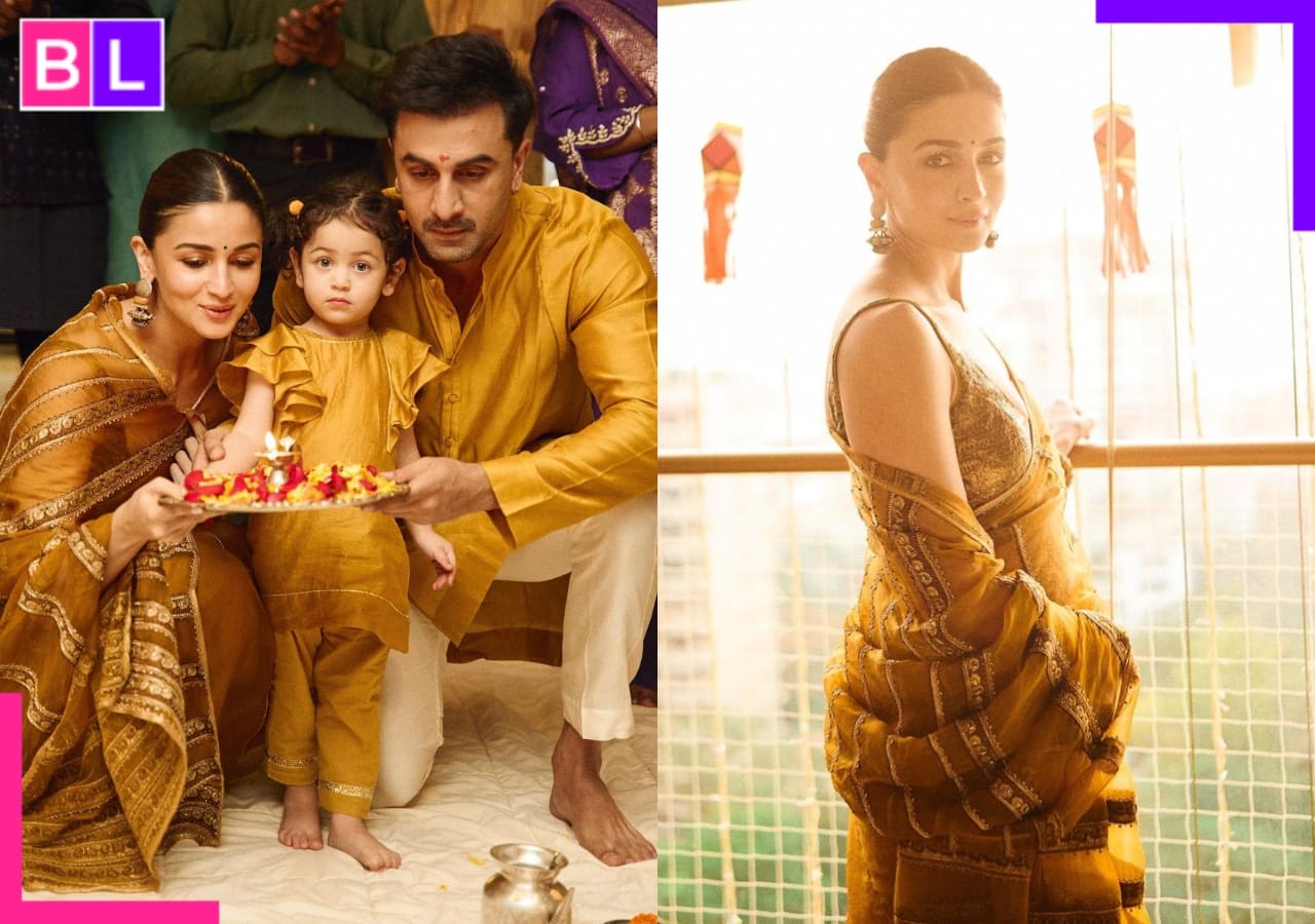 Alia Bhatt, Ranbir Kapoor, Raha perform Diwali puja together at their new home [See Pics]