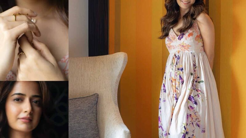 Ashika Ranganath Steals Hearts in Floral Frock