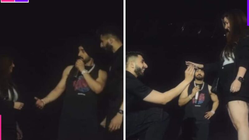 Diljit Dosanjh’s reaction after a man proposes to his girlfriend on stage during Pune concert goes viral [Watch]