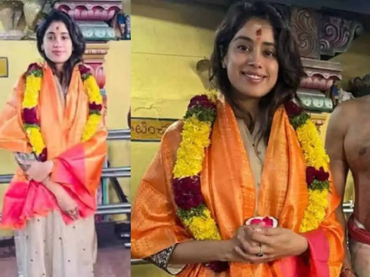 Buchi Babu Brings Jahnvi Kapoor To Ameerpet Temple