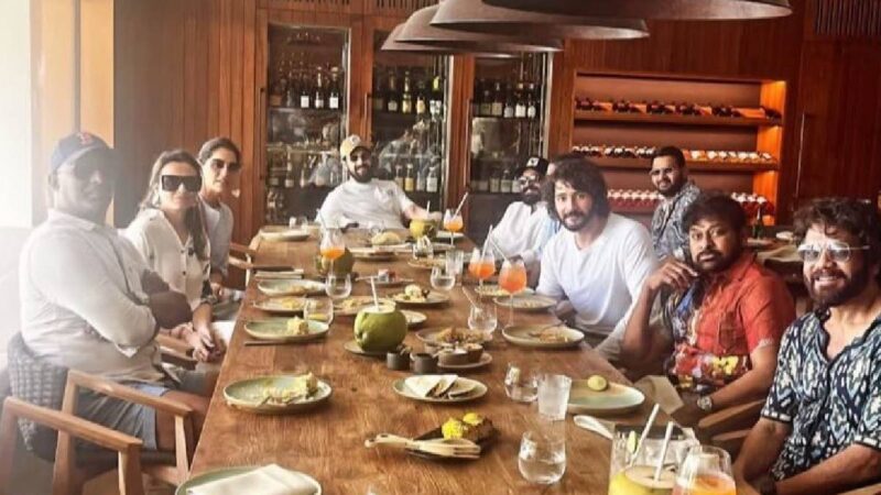 Pic Talk: Chiru, Nag, Mahesh, Charan, Akhil Partying In Maldives