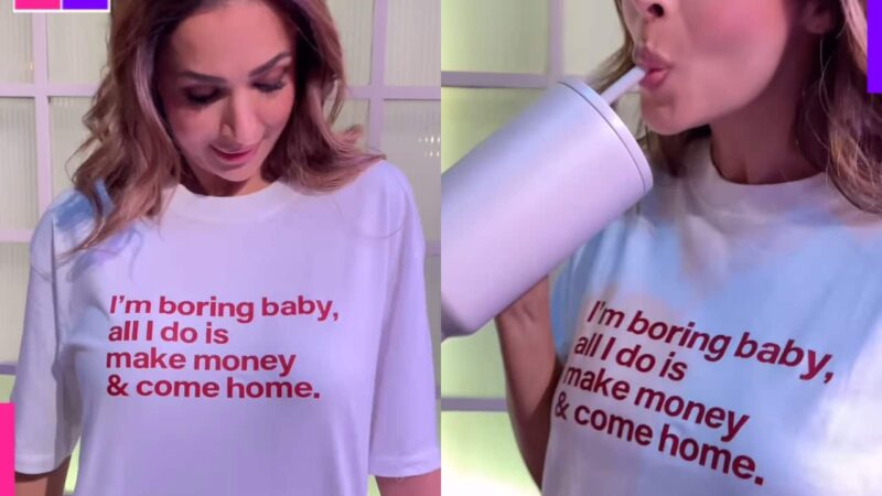 Malaika Arora flaunts ‘All I do is make money’ tshirt, netizens react