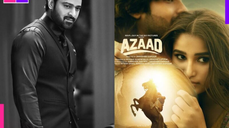 Prabhas praises Azaad teaser, shares best wishes with debutants Aaman Devgan and Rasha Thadani