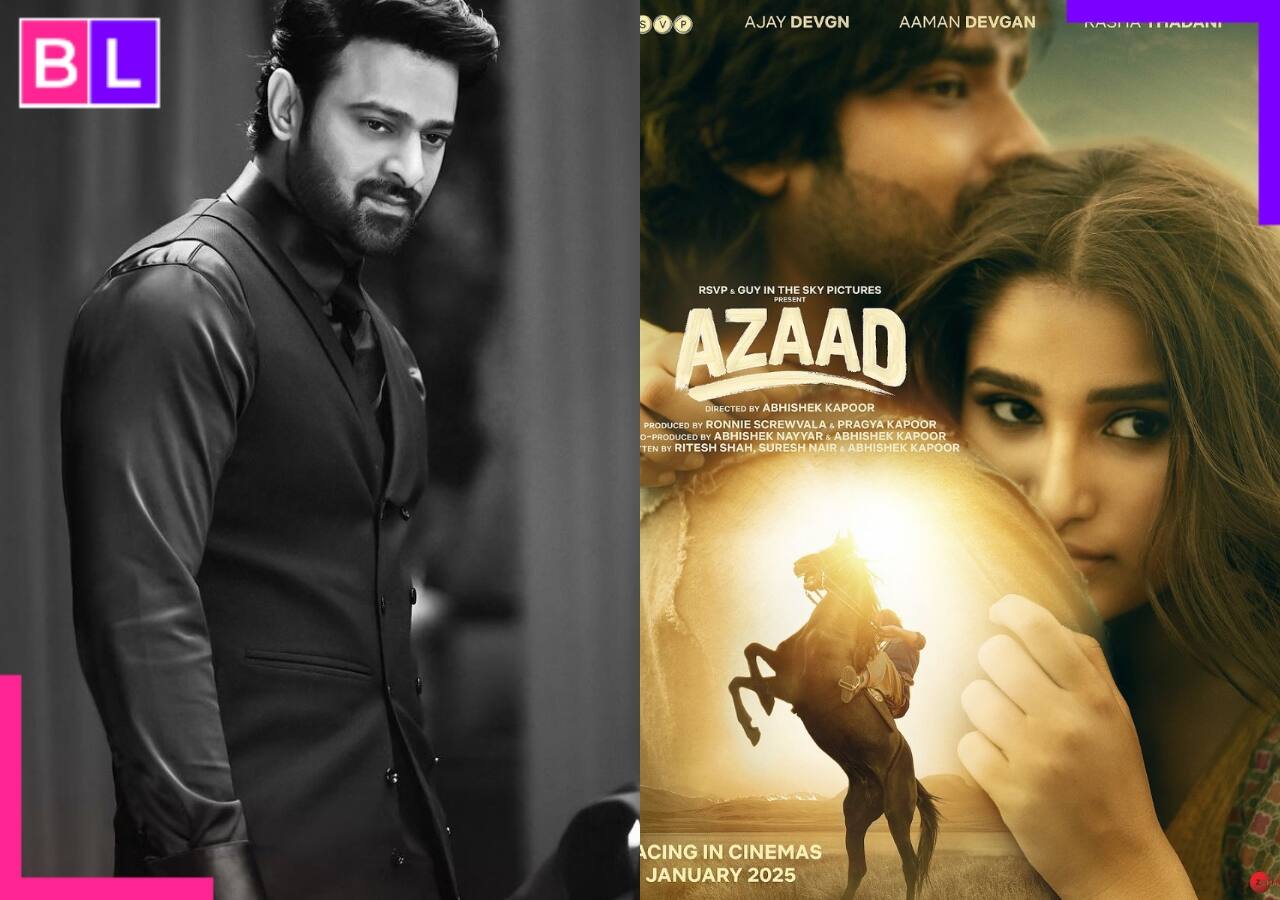 Prabhas praises Azaad teaser, shares best wishes with debutants Aaman Devgan and Rasha Thadani