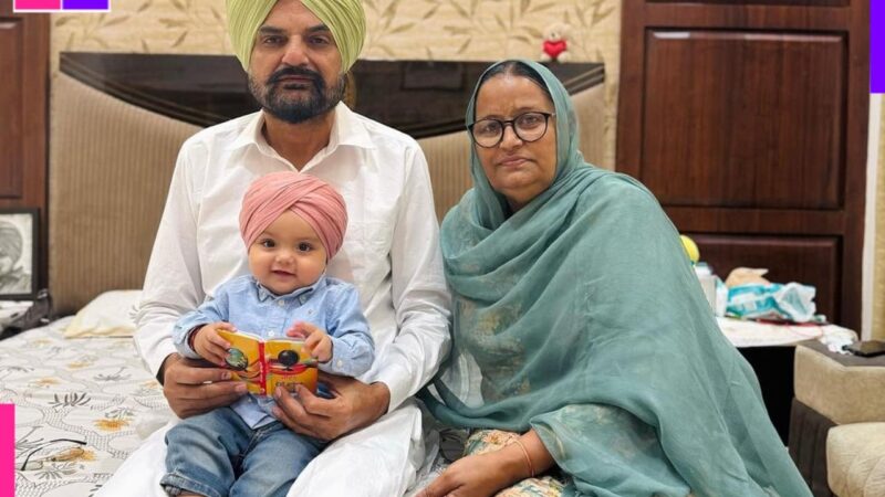 Sidhu Moosewala’s parents reveal face of their baby boy, fans say ‘Sidhu is back’