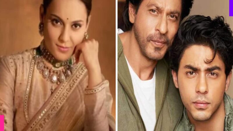 Kangana Ranaut mocks Shah Rukh Khan’s son Aryan Khan for making his debut as director says ‘Film families’ kids are…’