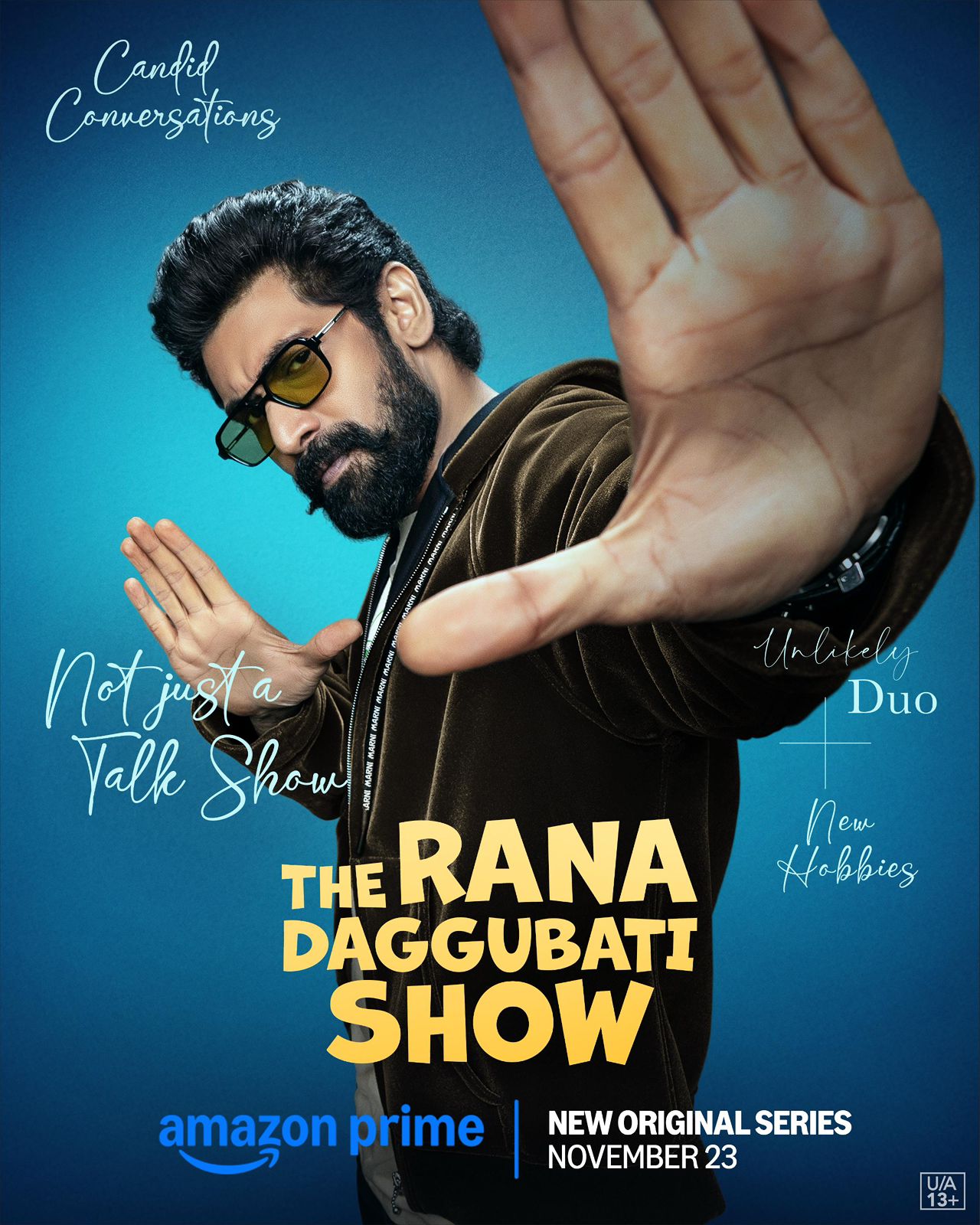 The Rana Daggubati Show on Prime Video – Streaming from November 23