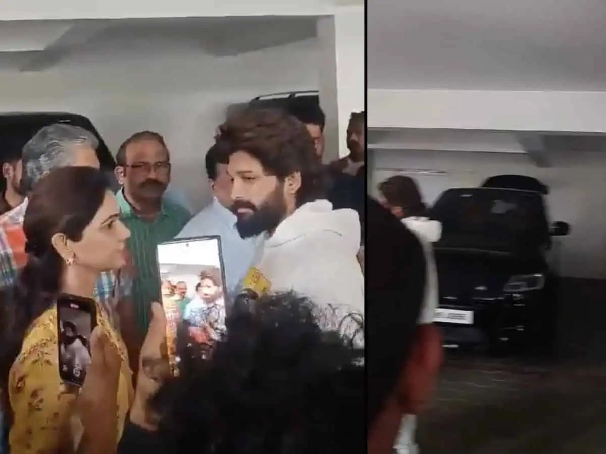 Allu Arjun Taken To Chikkadapalli Police Station