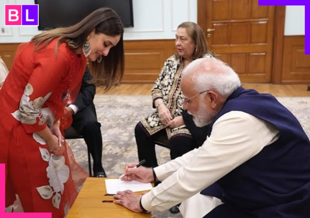 Kareena Kapoor gets a memorable gift for her sons Taimur and Jeh from PM Modi; Don’t miss the photo