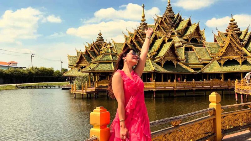 Mehreen Flaunts Pink Gown in Bangkok!