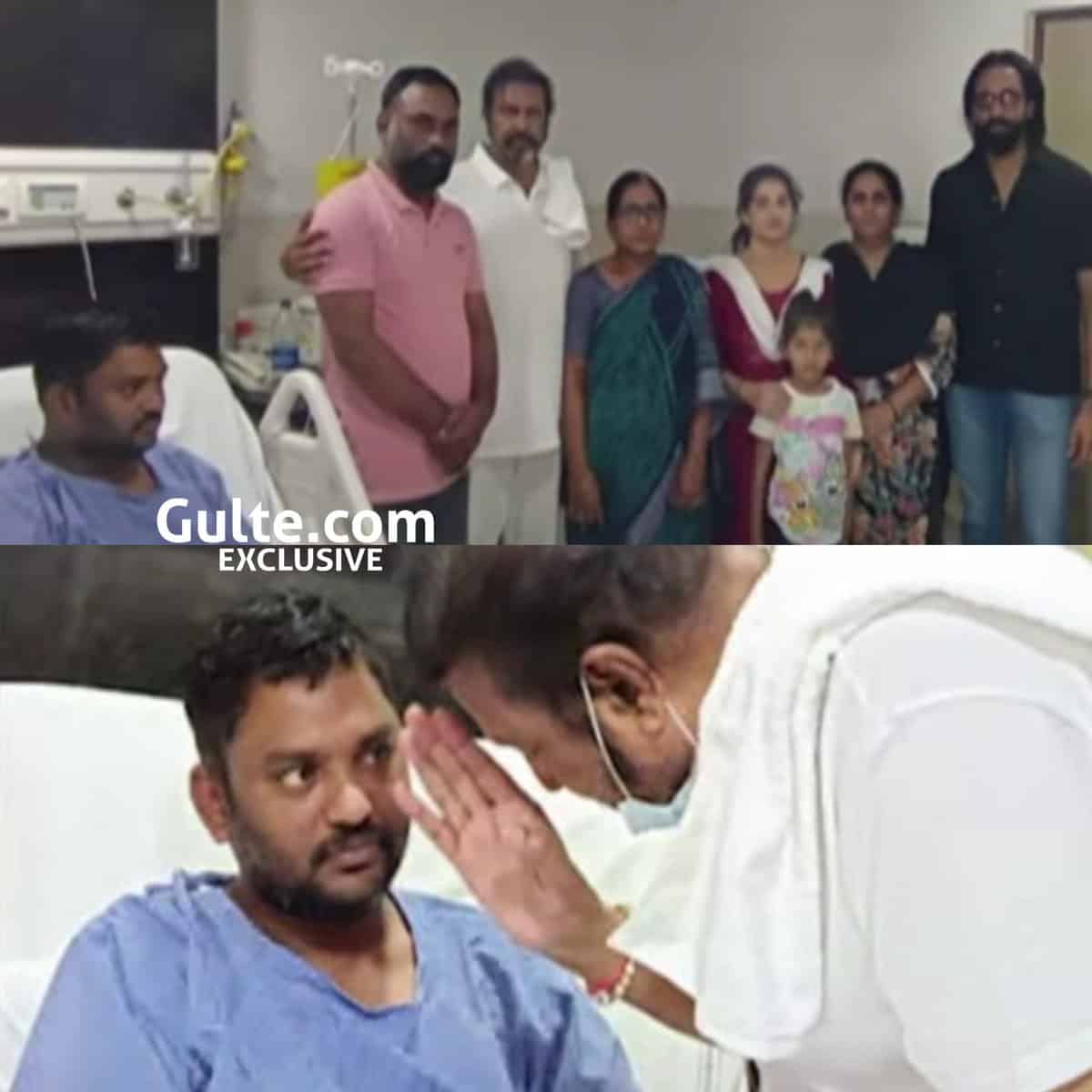 Pic Talk: Mohan Babu Visits Injured TV9 Journalist Ranjith After Attack