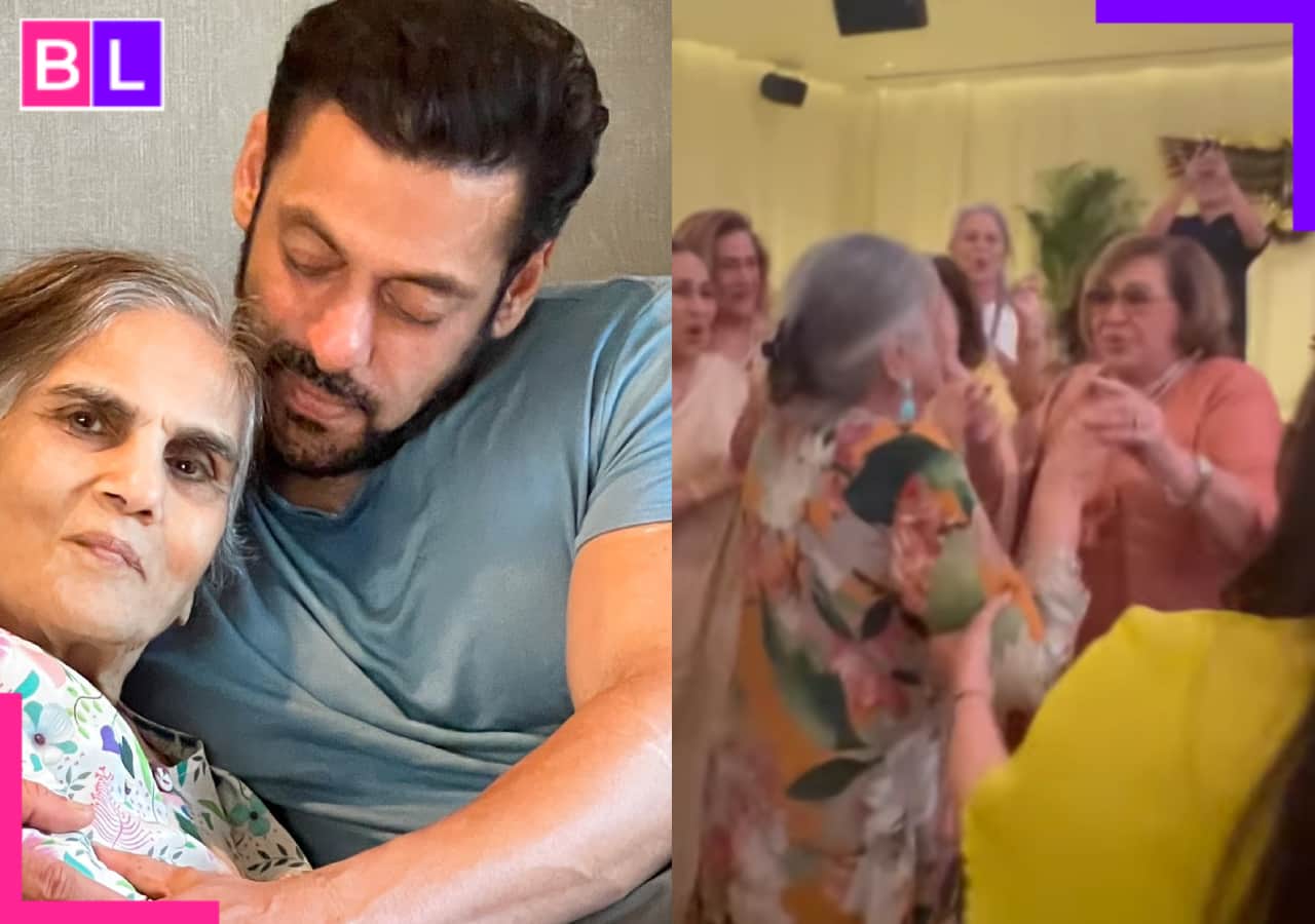 Salman Khan’s mother Salma Khan dancing with Helen on her birthday is the sweetest video to watch on internet today