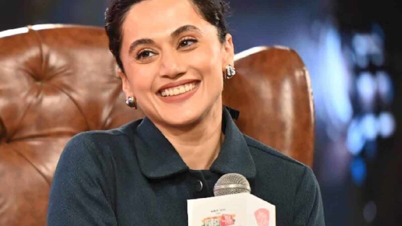 “I got married last year but hid it,” says Taapsee