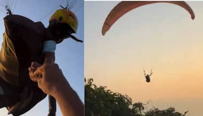 Mid-Air Lighter Delivery In Goa: Paragliding Woman’s Hilarious Act Breaks The Internet; Watch