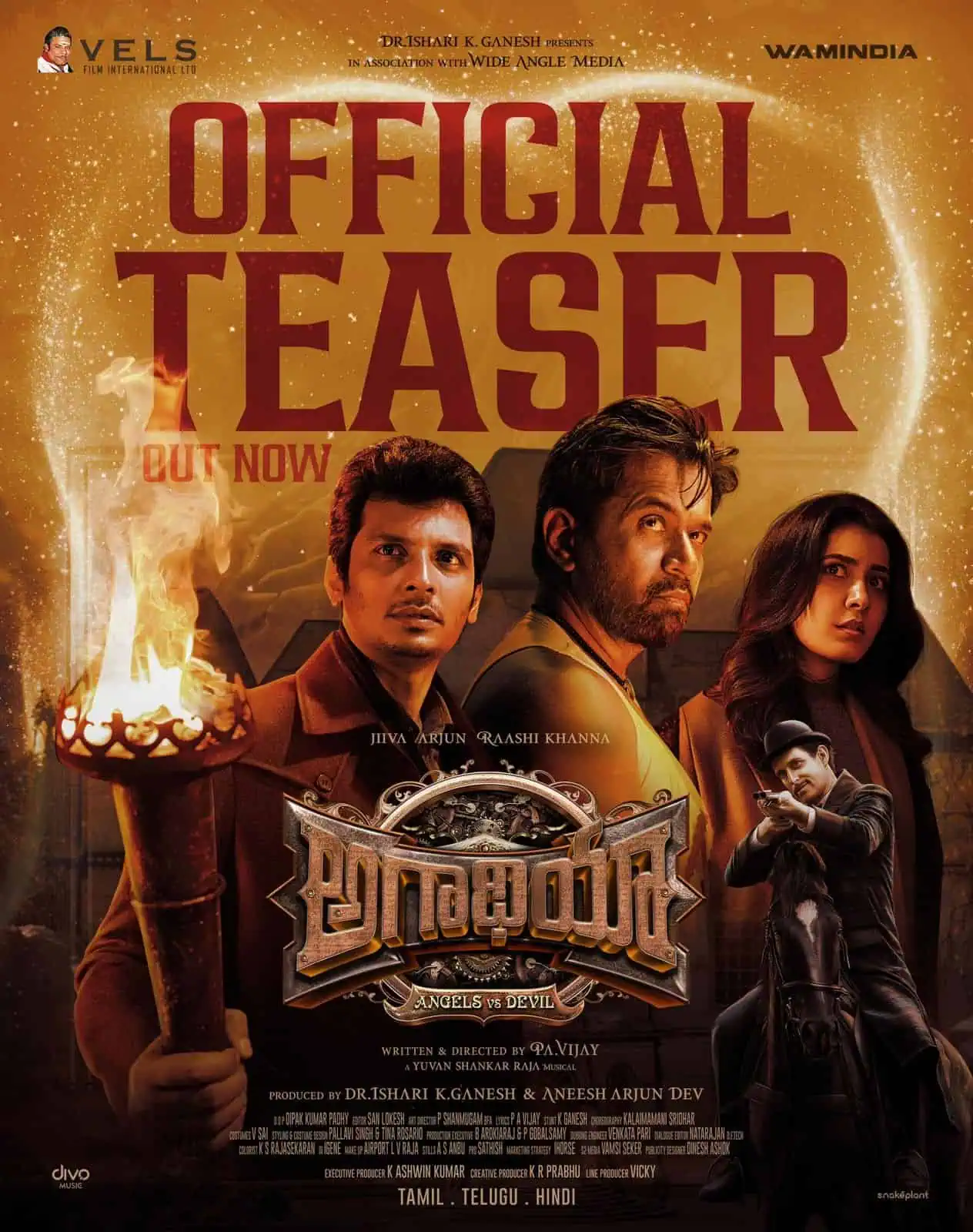 Aghathiyaa Teaser: Battle Of Angels vs Devil