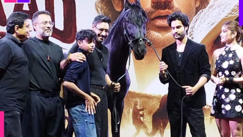 Ajay Devgn starting son Yug early on his Bollywood journey? THIS interaction at Azaad trailer launch suggests so [Exclusive]