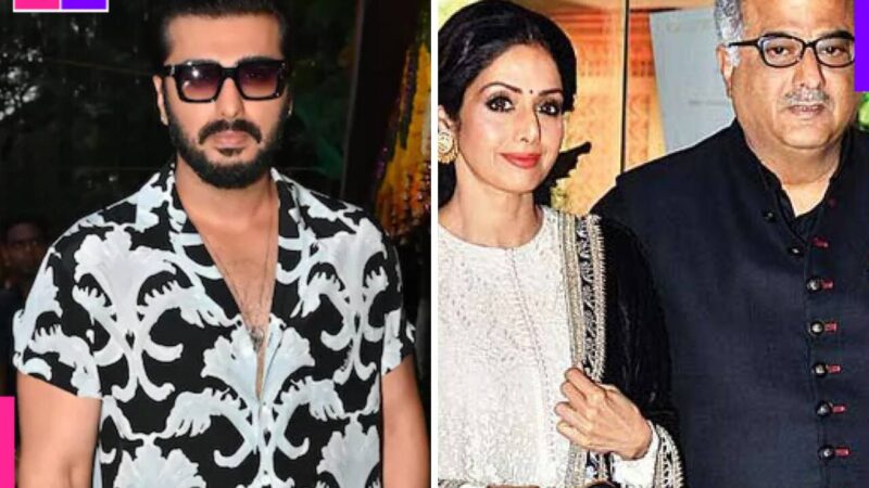 Arjun Kapoor makes a rare mention of late Sridevi, addresses dad Boney Kapoor’s second wife as ‘ma’am’