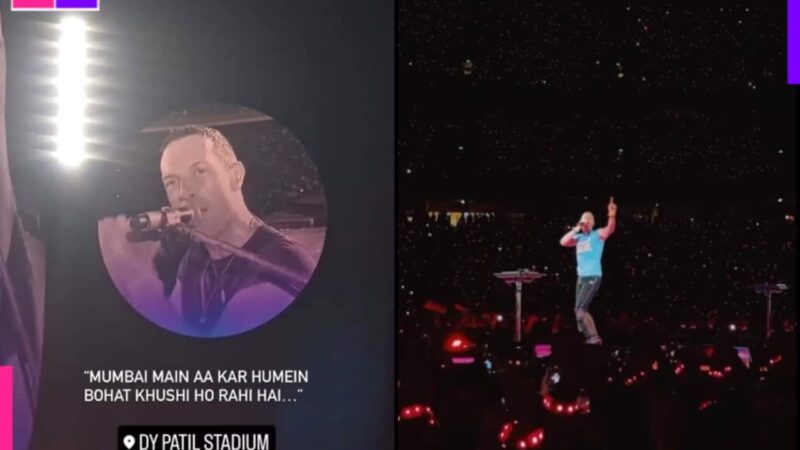 Coldplay’s Chris Martin reads ‘Jai Shri Ram’ from a placard during Navi Mumbai concert, fans say ‘Magical…’