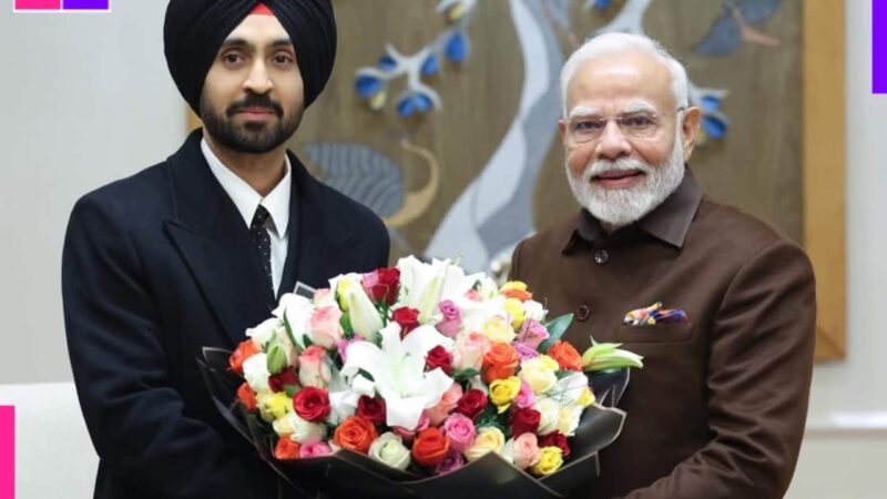 Diljit Dosanjh meets PM Narendra Modi, presents him with Dil-Luminati India tour poster