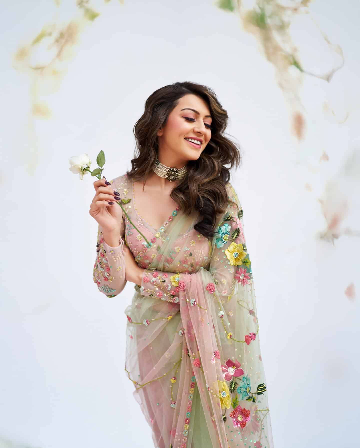 Hansika In Saree, Simply Beautiful