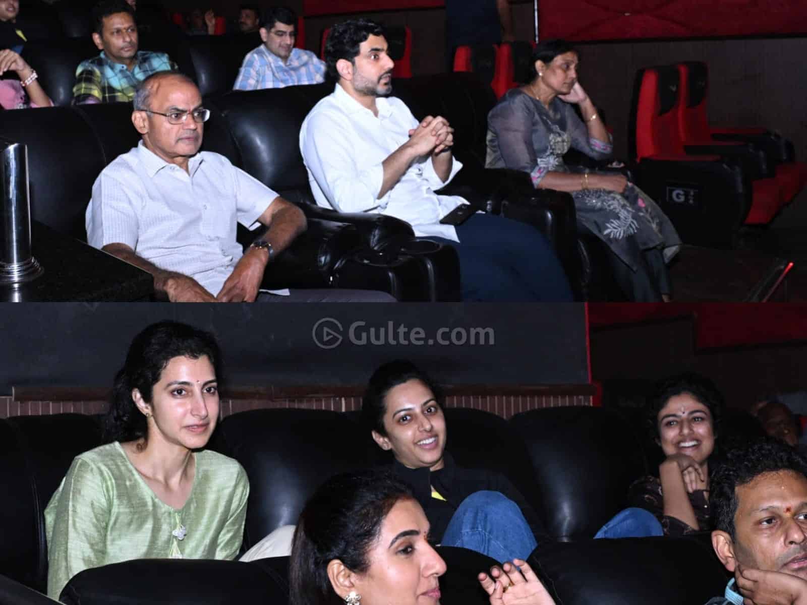 In Pics: Lokesh And Family Watches Daaku Maharaaj