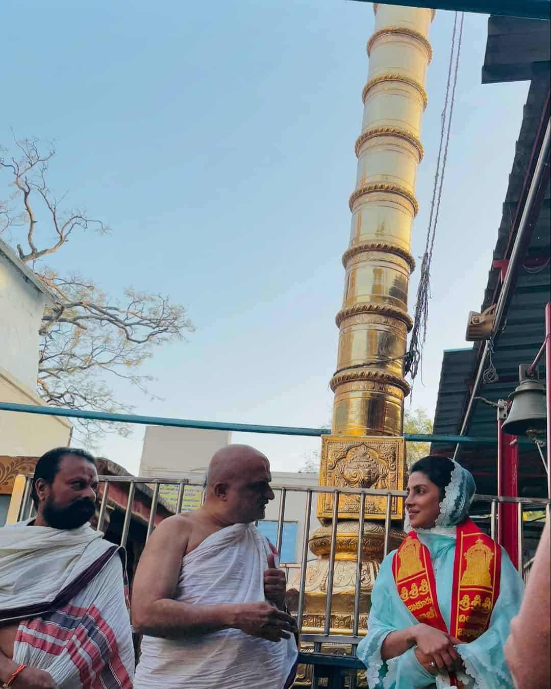 Priyanka Chopra @ Chilkur Balaji Temple: What’s Up?