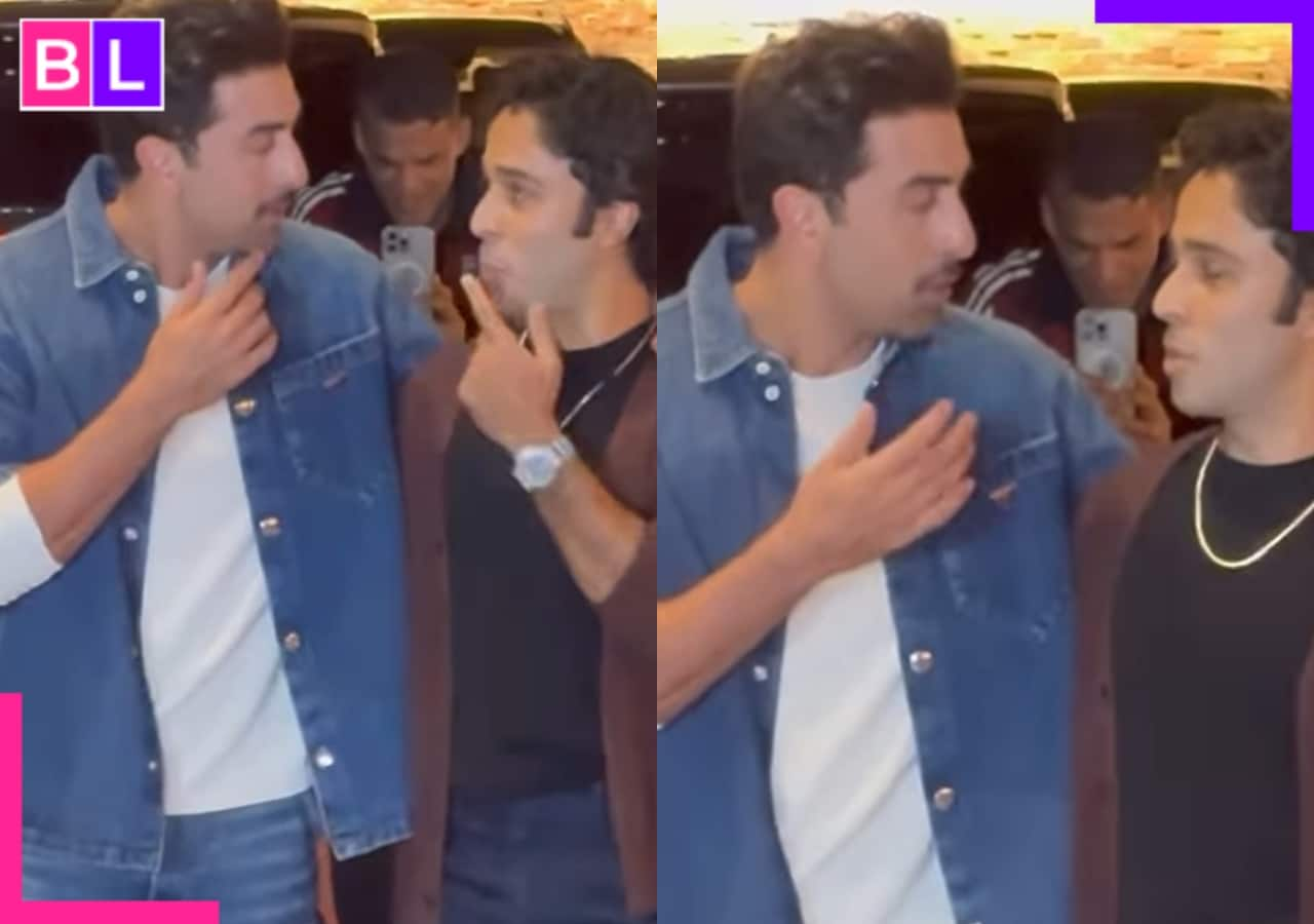 Ranbir Kapoor, cousin Zahan Kapoor’s heartwarming moment at Black Warrant screening goes viral [Watch]