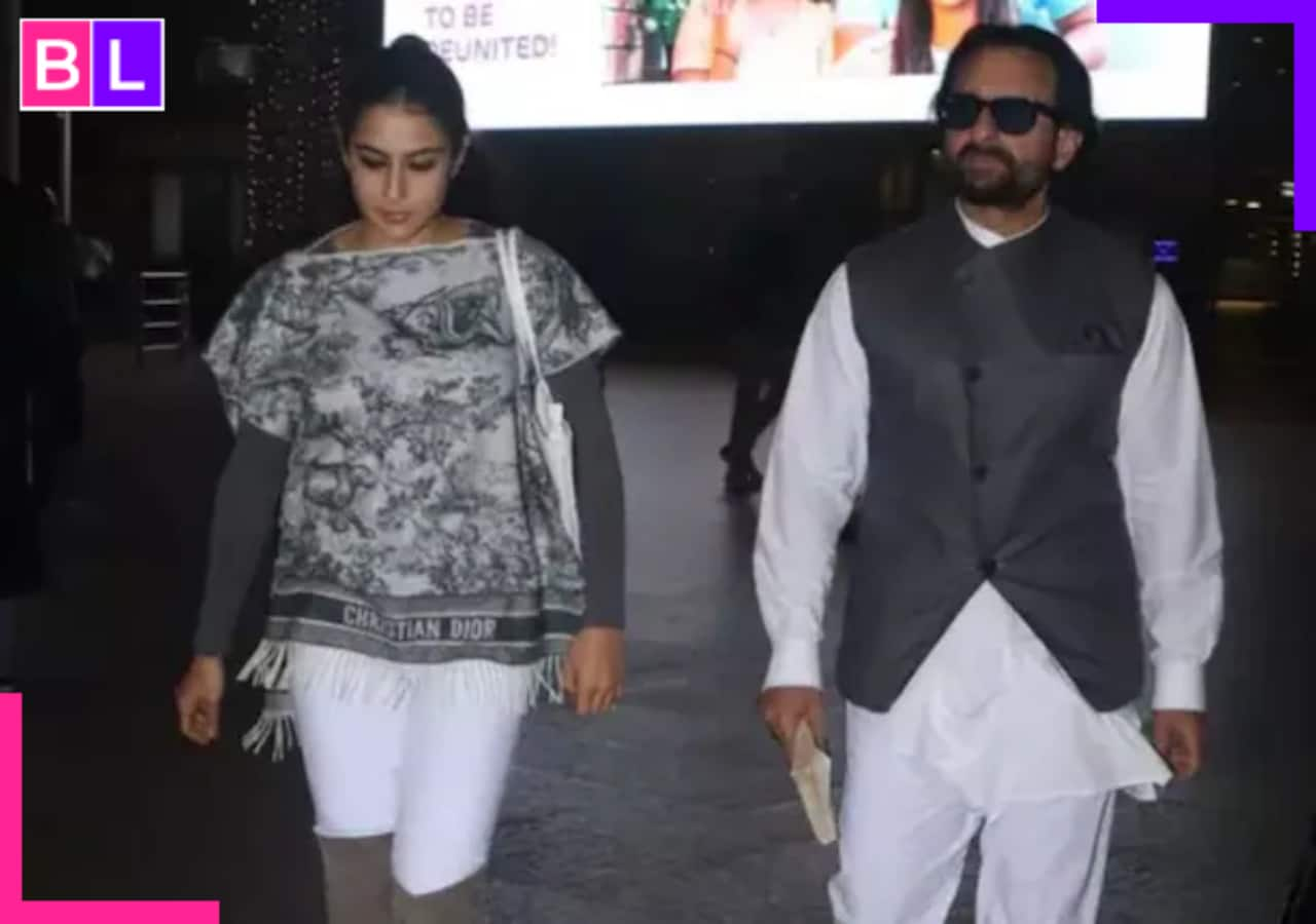 Saif Ali Khan’s last public appearance before attack was with daughter Sara Ali Khan  [Watch]