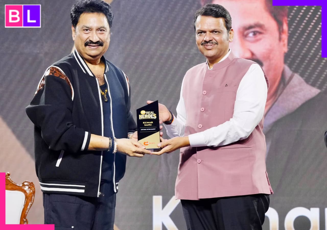 Kumar Sanu honoured with ‘Lifetime Achievement’ award at Zee Real Heroes Awards 2025