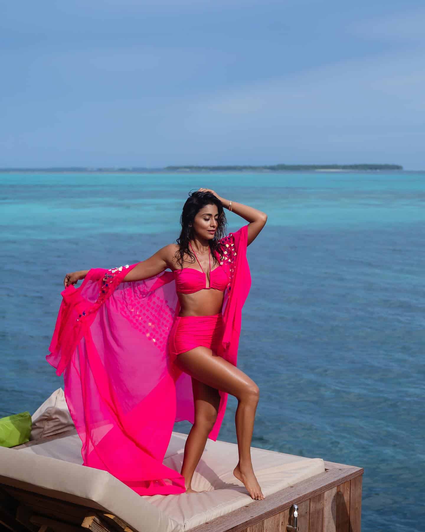 Sizzling at 42! Shriya’s Bold Bikini Vibes