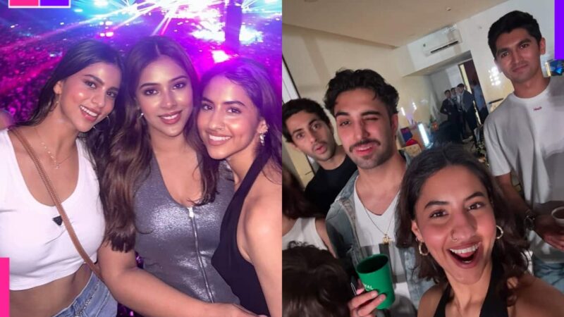 Suhana Khan, Agastya Nanda and Aryan Khan’s alleged gf Larissa Bonesi enjoy Coldplay concert in Mumbai, see pics