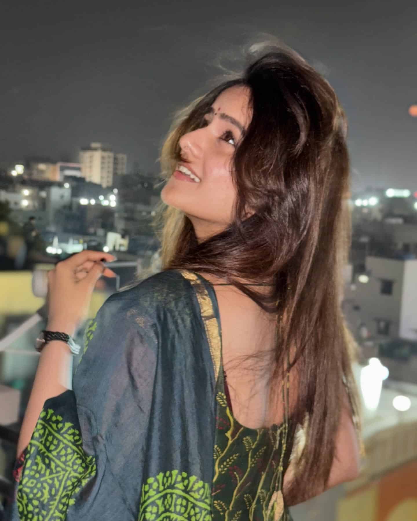 ‘Baby’ Vaishnavi Festive Vibes In Saree – Pics