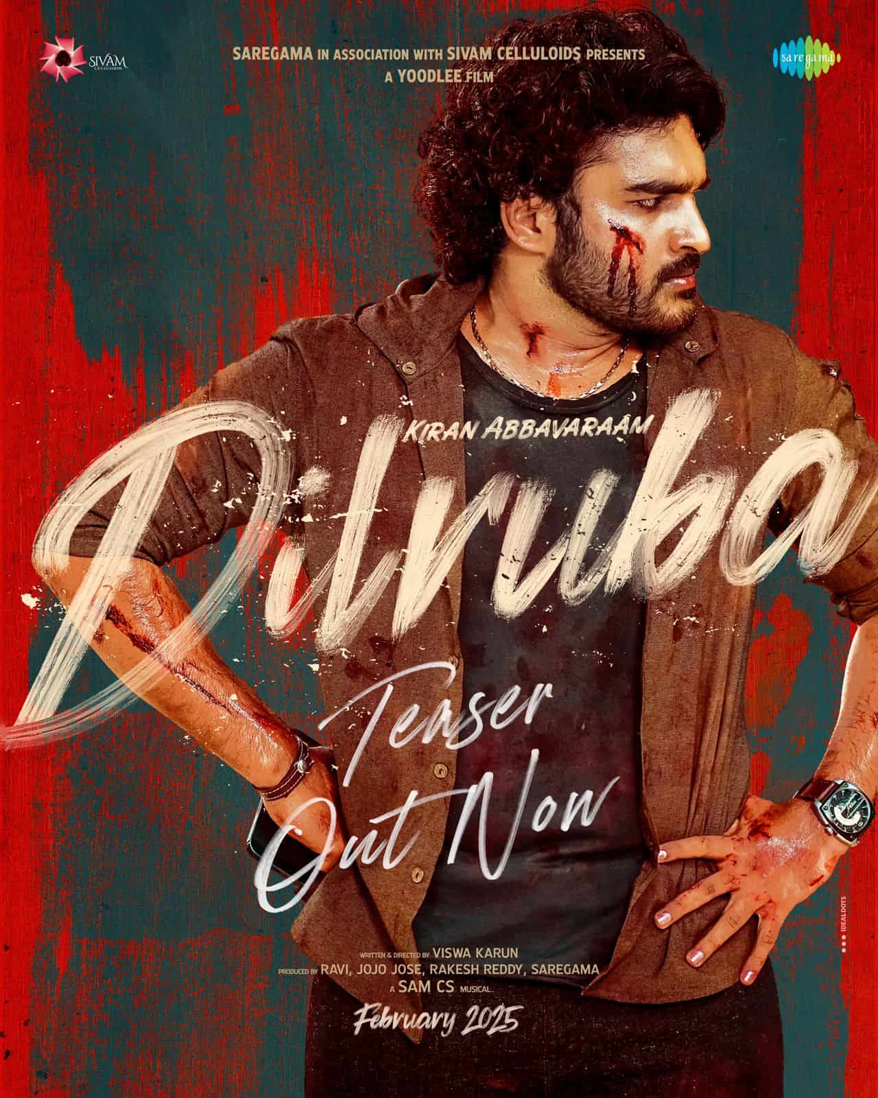 Dilruba Teaser: Kiran Abbavaram’s love, pain and rage